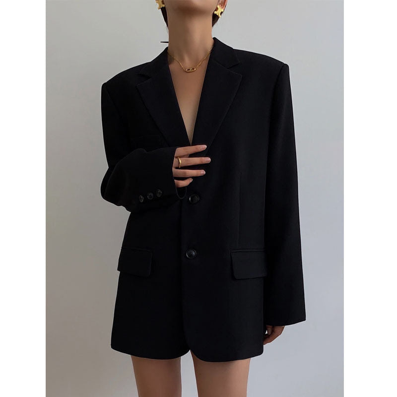 Women's Loose Fit Blazer Jacket Coat