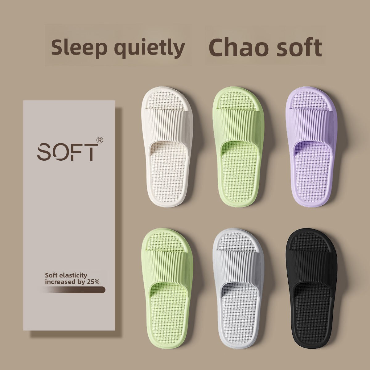 Summer couple's thick-bottom non-slip sandals