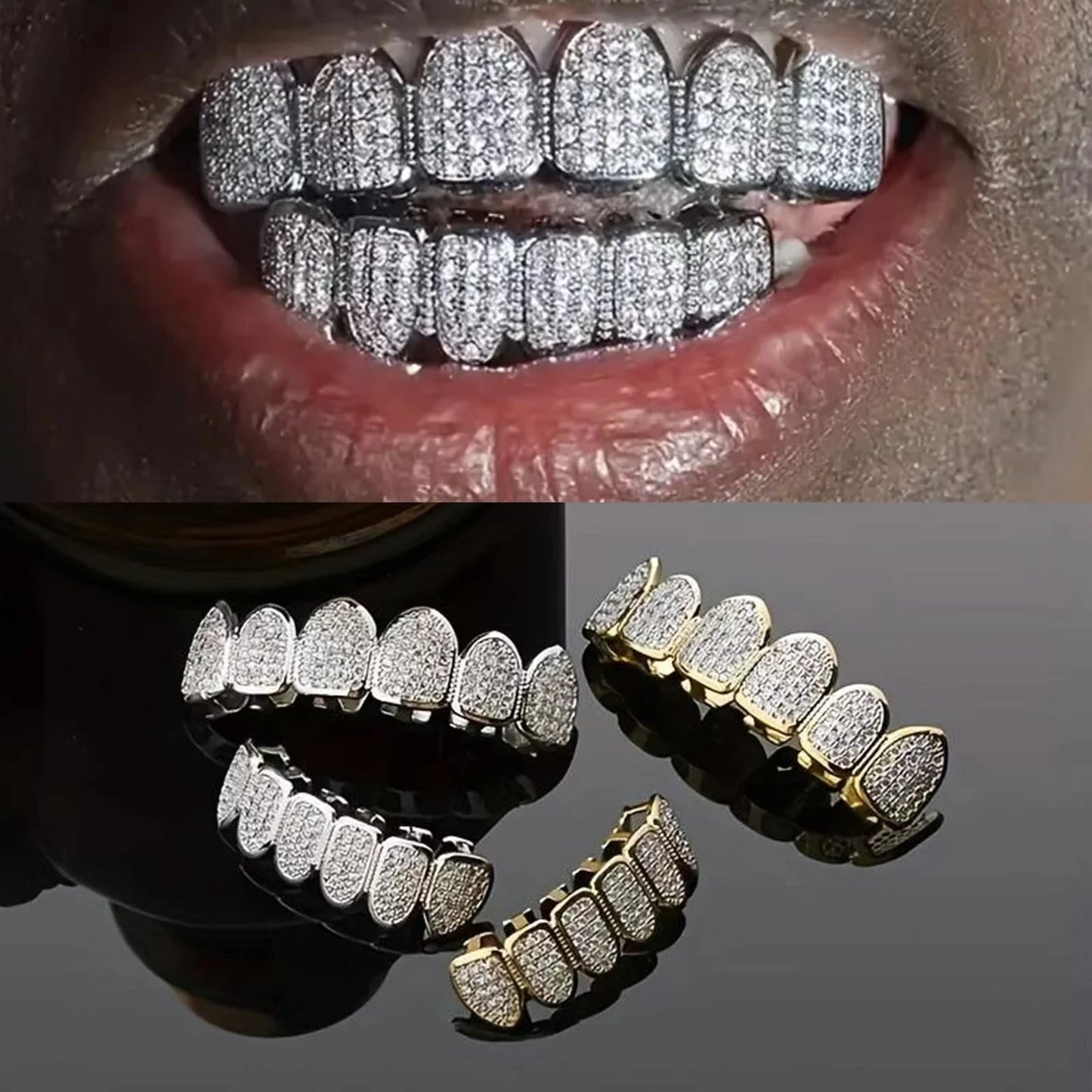Zircon Tooth Caps/Grillz