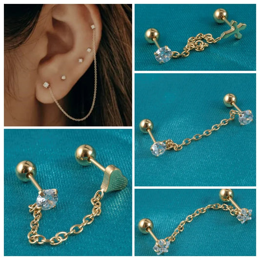 1PC Surgical Steel Earring