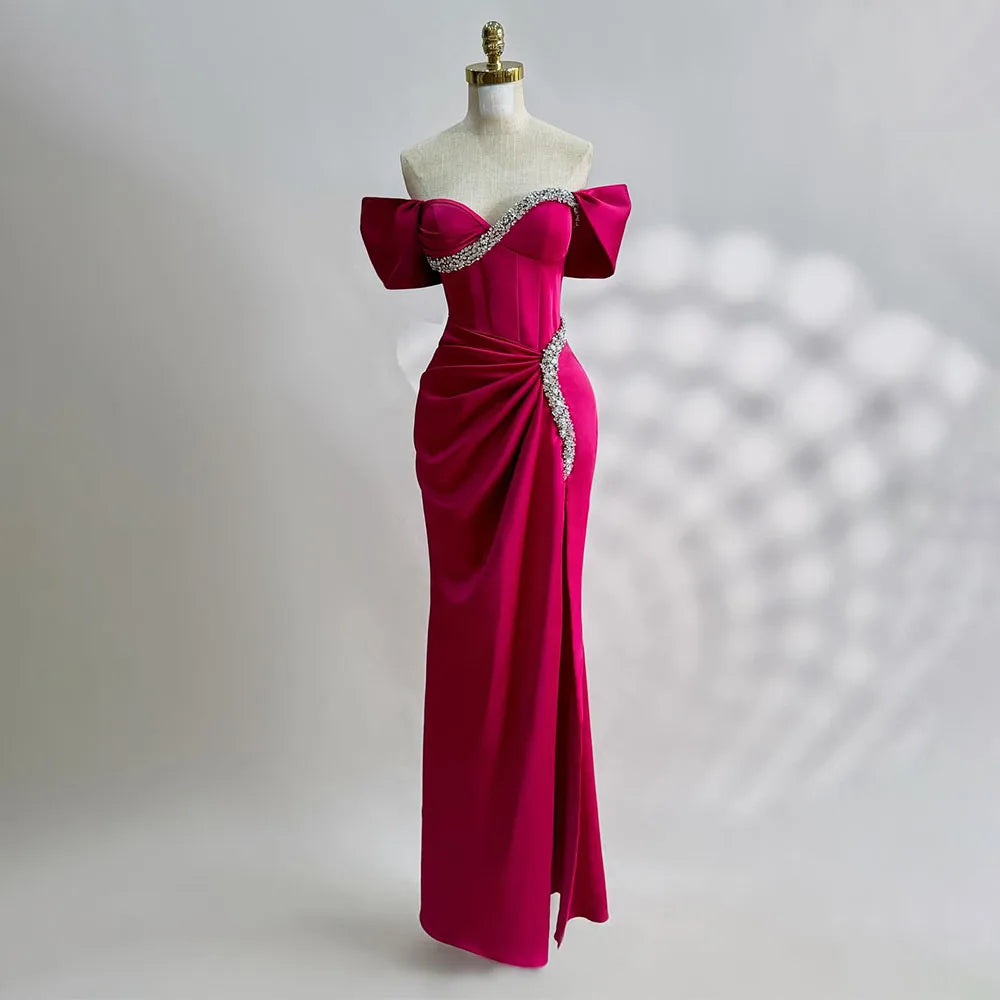 Fuchsia Prom Dress