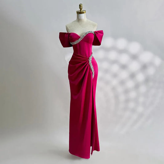 Fuchsia Prom Dress