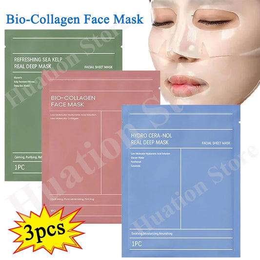 3pcs Bio-Collagen Face Mask