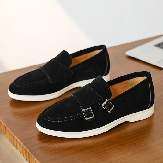 Moccasins leather shoes