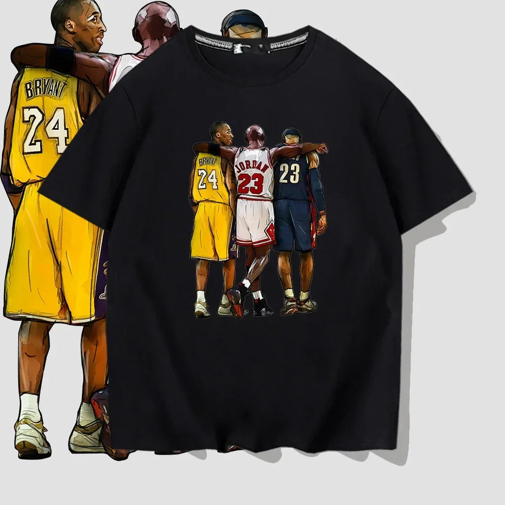 Big Three Basketball Tee