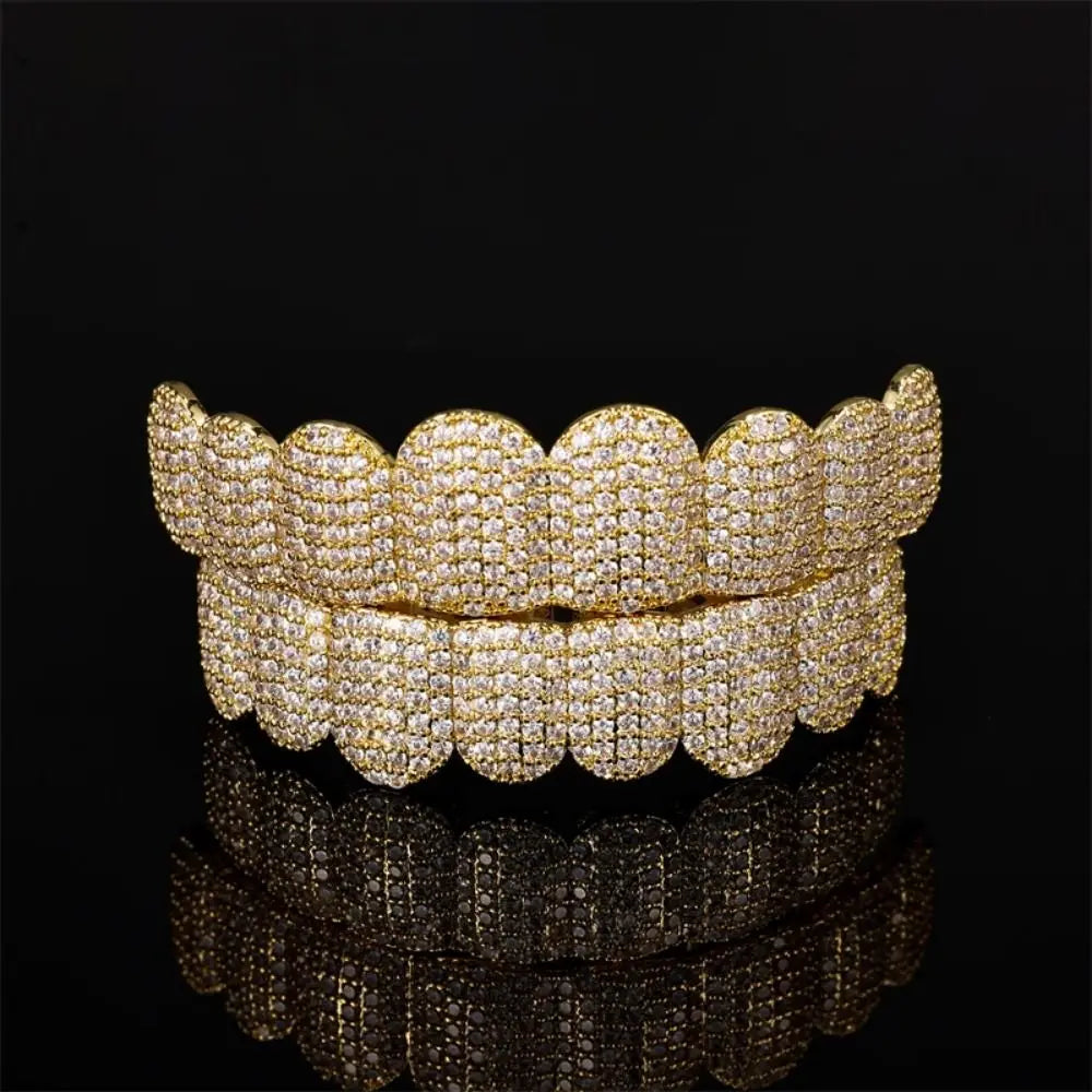 Rhinestone Hollow Charm Grillz