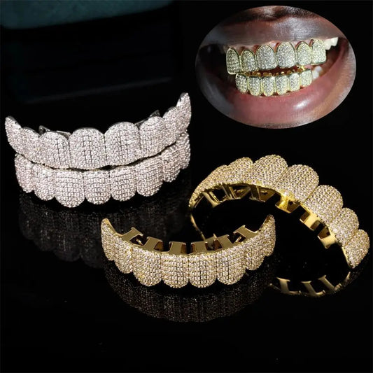 Rhinestone Hollow Charm Grillz
