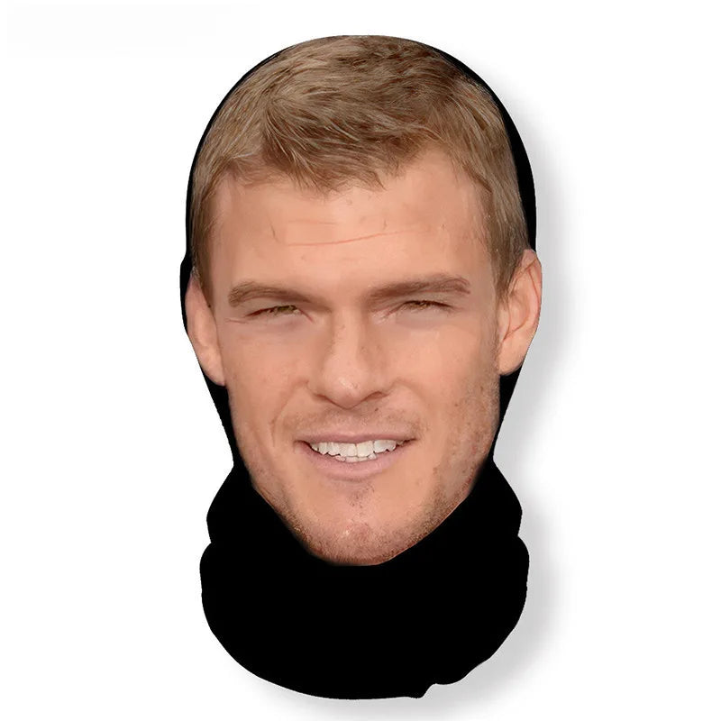 Celebrity Speed and Passion Series Full Face Masks, Funny Cycling Scarves, Dustproof Headsets, Headwear, Role Playing Props.