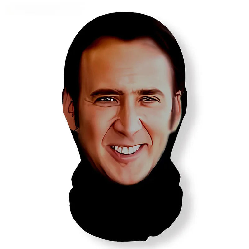 Celebrity Speed and Passion Series Full Face Masks, Funny Cycling Scarves, Dustproof Headsets, Headwear, Role Playing Props.