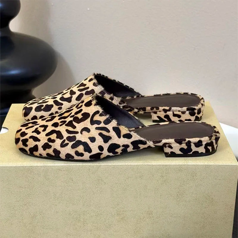 Kadiervy Leather Flat Slides