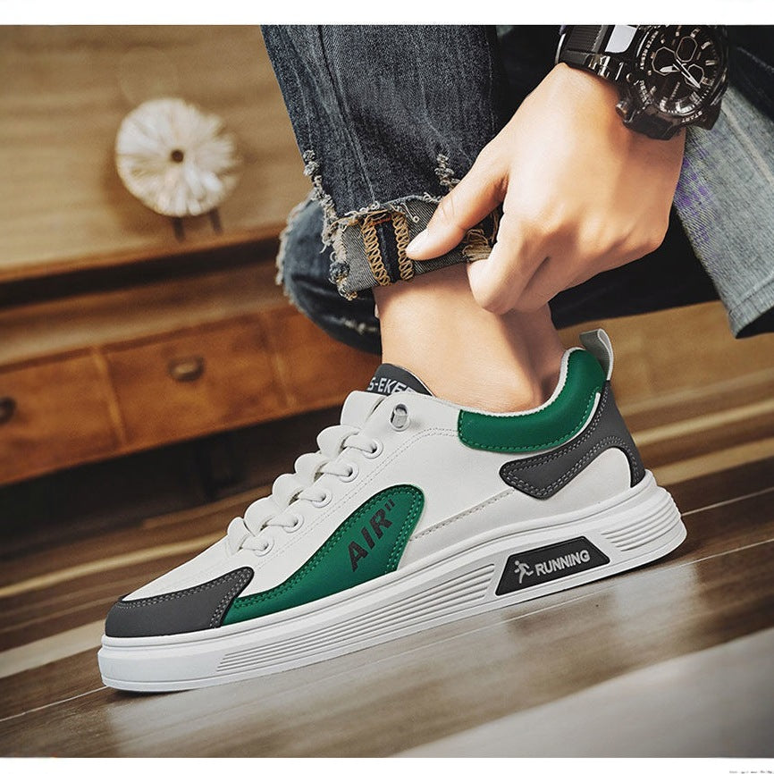 Color-matched casual sneakers